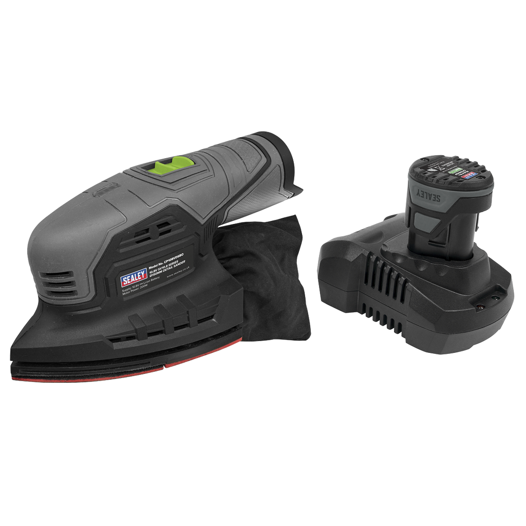 SV10.8 Series 150mm Cordless Detail Sander Kit 10.8V 2Ah - Euro Plug CP108VDSEU