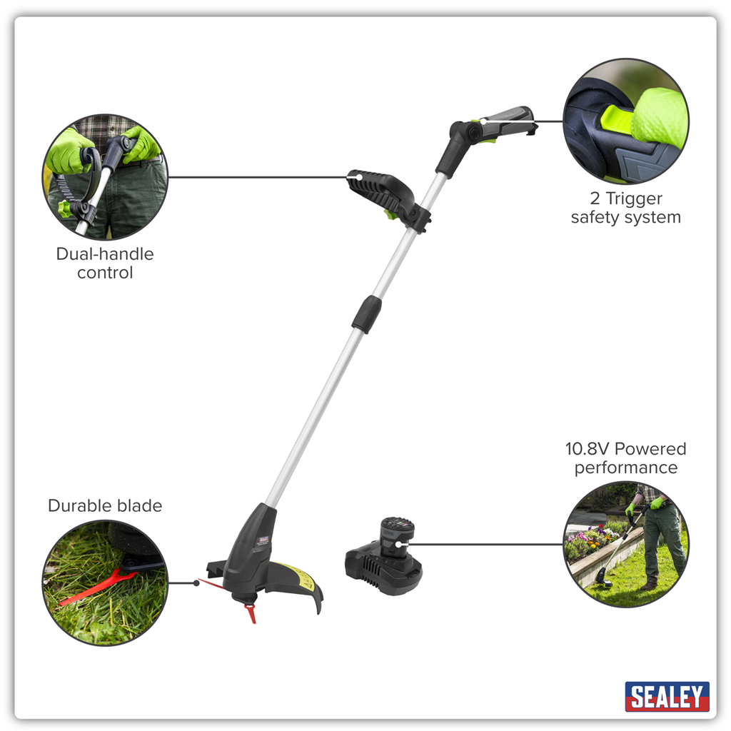 SV10.8 Series Cordless Grass Trimmer Kit 10.8V 2Ah CP108VGS