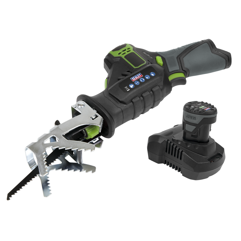 SV10.8 Series Cordless Reciprocating Saw Kit 10.8V 2Ah - Euro Plug CP108VRSEU