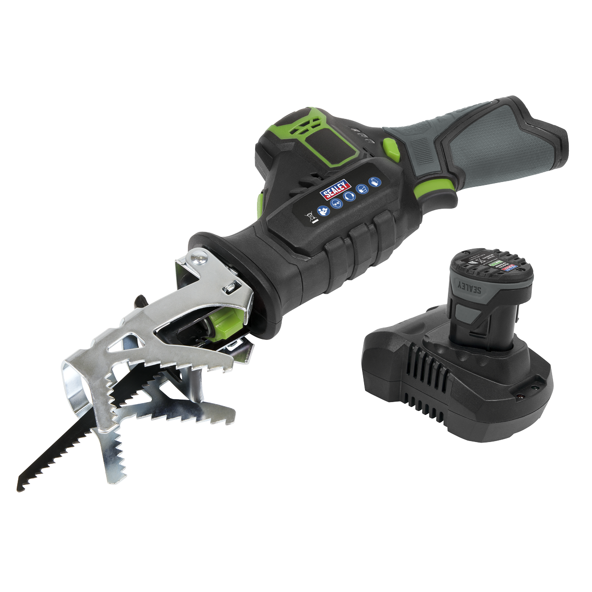 SV10.8 Series Cordless Reciprocating Saw Kit 10.8V 2Ah - Euro Plug CP108VRSEU