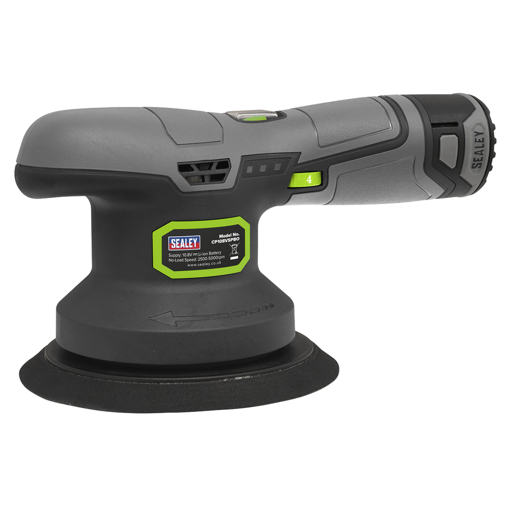SV10.8 Series 150mm Cordless Dual Action Sander/Polisher Kit 10.8V 2Ah CP108VSP