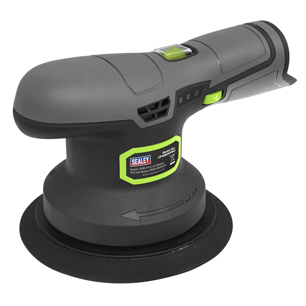 SV10.8 Series 150mm Cordless Dual Action Sander/Polisher Kit 10.8V 2Ah CP108VSP
