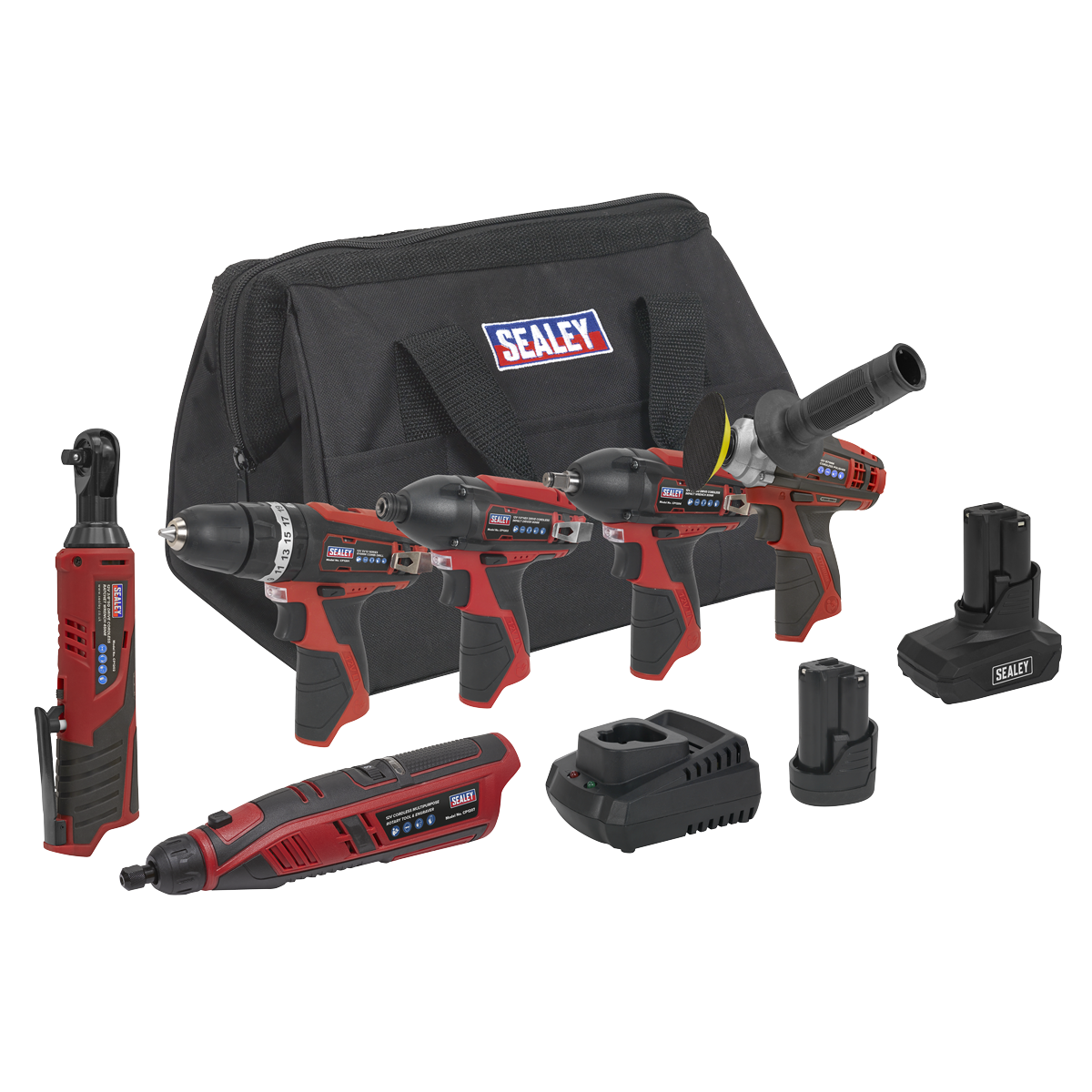 6 x SV12 Series Cordless Power Tool Kit 12V - 2 Batteries CP1200COMBO2