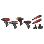 6 x SV12 Series Cordless Power Tool Kit 12V - 2 Batteries CP1200COMBO2