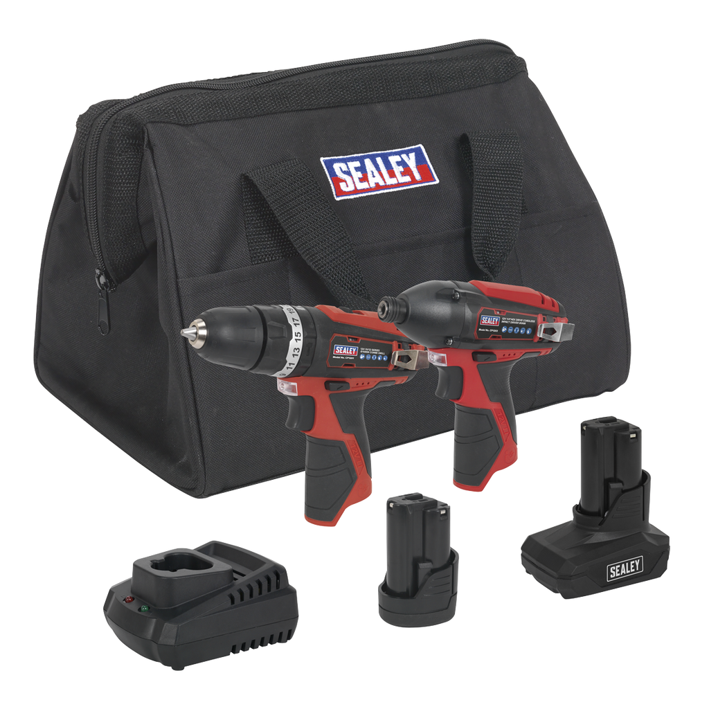 2 x SV12 Series Cordless Power Tool Kit 12V - 2 Batteries CP1200COMBO6