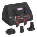 2 x SV12 Series Cordless Power Tool Kit 12V - 2 Batteries CP1200COMBO6
