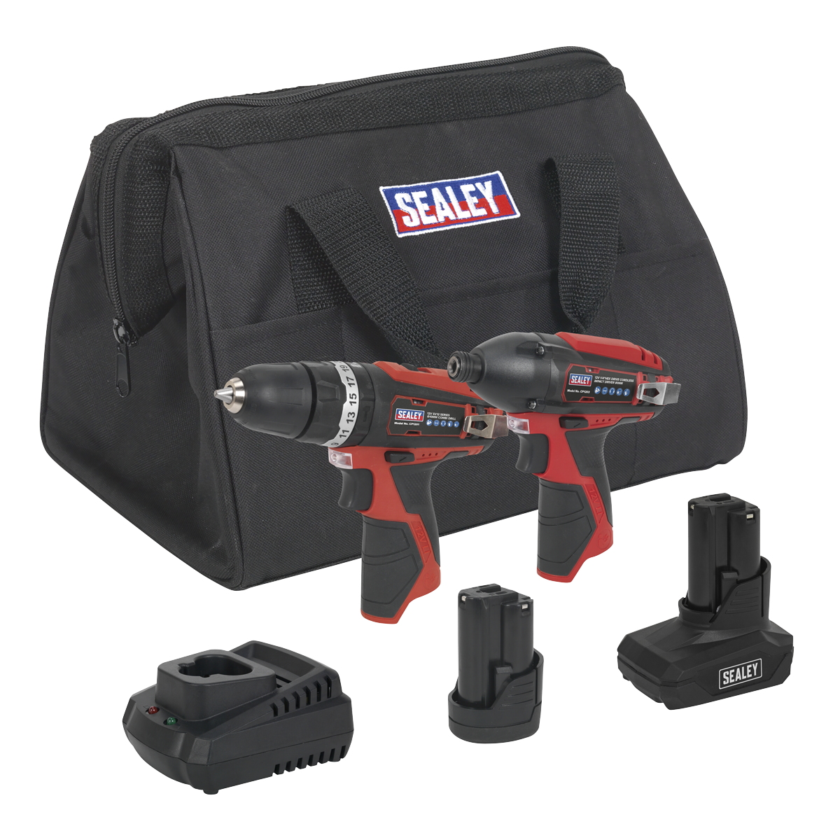 2 x SV12 Series Cordless Power Tool Kit 12V - 2 Batteries CP1200COMBO6