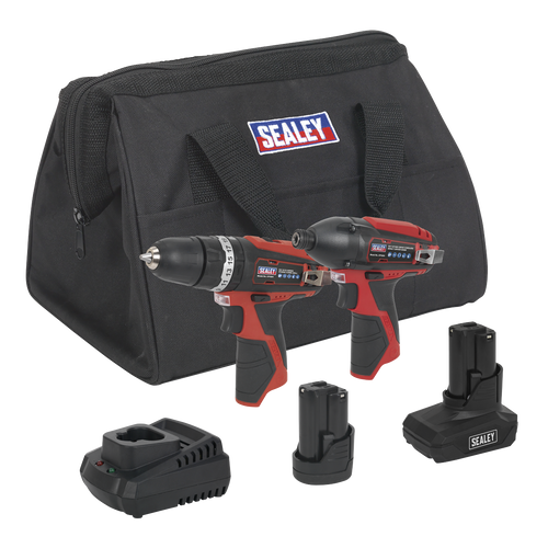 2 x SV12 Series Cordless Power Tool Kit 12V - 2 Batteries CP1200COMBO6