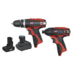 2 x SV12 Series Cordless Power Tool Kit 12V - 2 Batteries CP1200COMBO6