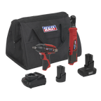 2 x SV12 Series Cordless Power Tool Kit 12V - 2 Batteries CP1200COMBO8