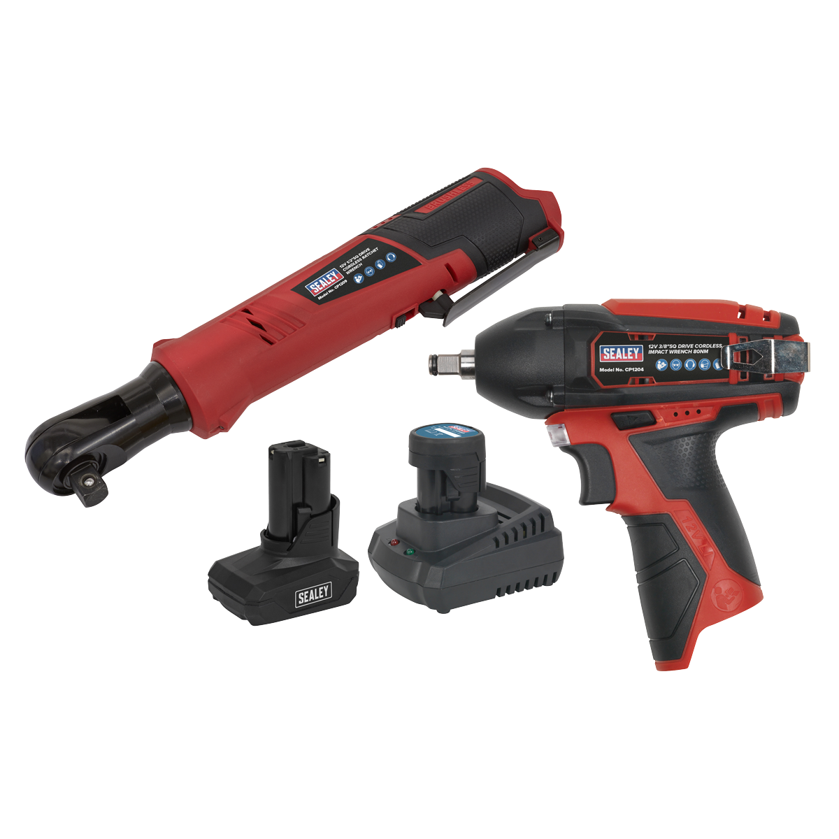 2 x SV12 Series Cordless Power Tool Kit 12V - 2 Batteries CP1200COMBO8