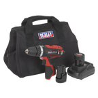 SV12 Series 10mm Cordless Combi Drill Kit 12V 2Ah - 2 Batteries CP1201KIT