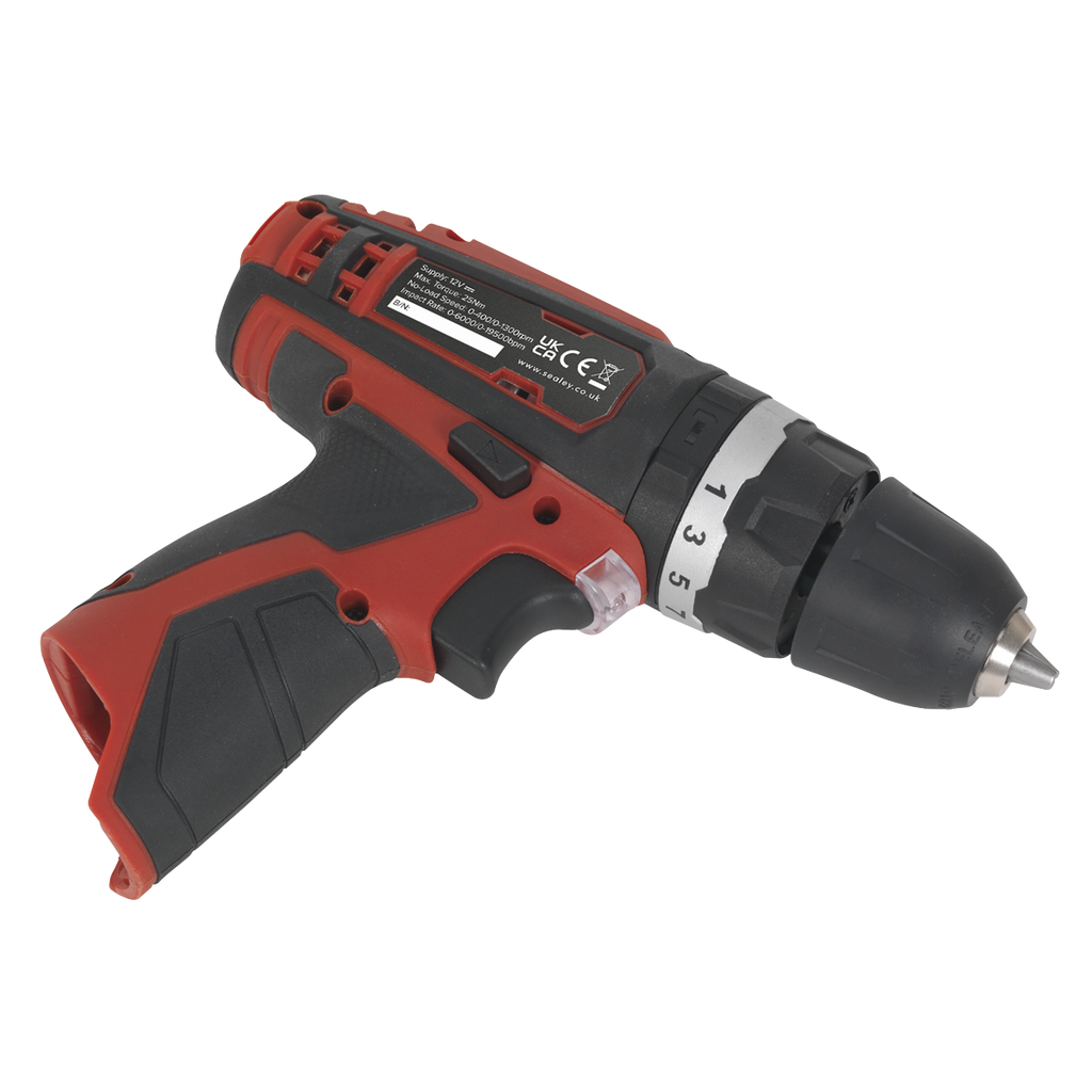 SV12 Series 10mm Cordless Combi Drill 12V - Body Only CP1201