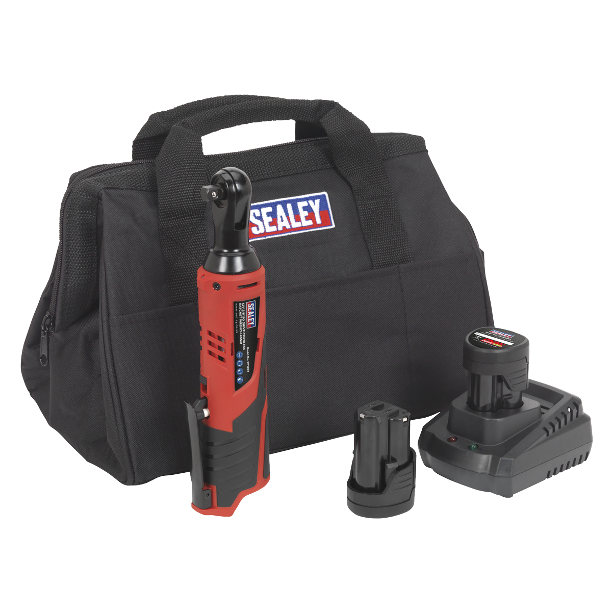 SV12 Series 3/8"Sq Drive Cordless Ratchet Wrench Kit 12V 2Ah - 2 Batteries CP1202KIT