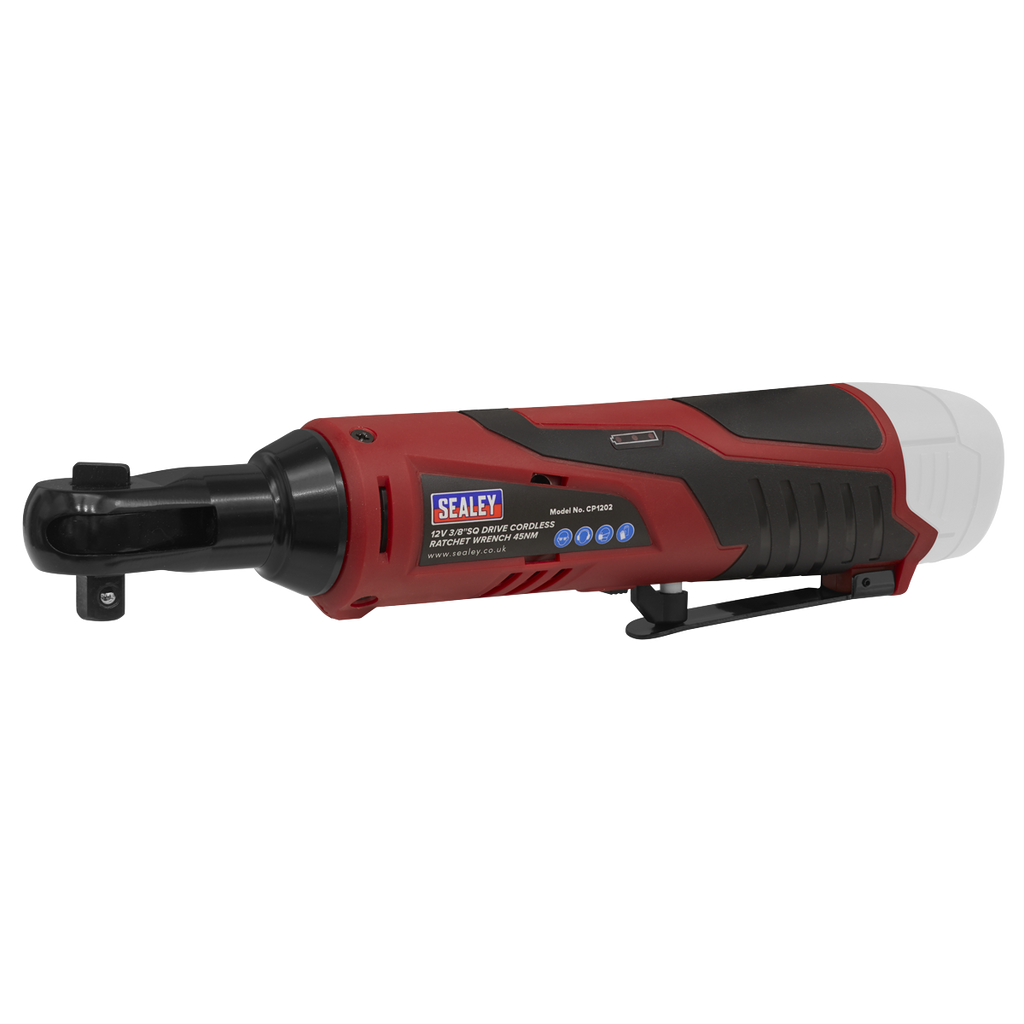 SV12 Series 3/8"Sq Drive Cordless Ratchet Wrench Kit 12V 2Ah - 2 Batteries CP1202KIT