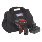 SV12 Series 1/4"Hex Drive Cordless Impact Driver Kit 12V 2Ah - 2 Batteries CP1203KIT