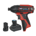 SV12 Series 1/4"Hex Drive Cordless Impact Driver Kit 12V 2Ah - 2 Batteries CP1203KIT