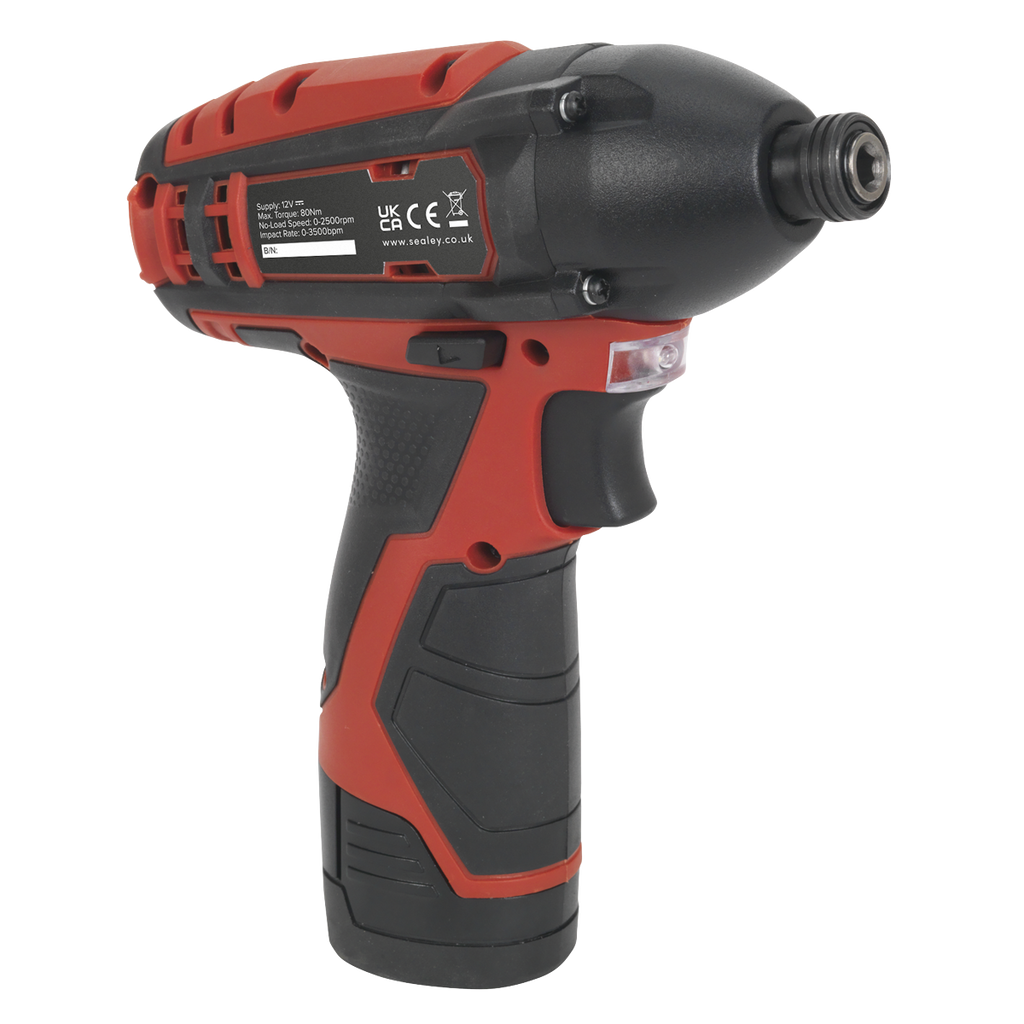 SV12 Series 1/4"Hex Drive Cordless Impact Driver 12V - Body Only CP1203