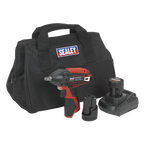 SV12 Series 3/8"Sq Drive Cordless Impact Wrench Kit 12V 2Ah - 2 Batteries CP1204KIT