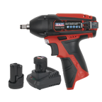 SV12 Series 3/8"Sq Drive Cordless Impact Wrench Kit 12V 2Ah - 2 Batteries CP1204KIT