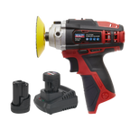 SV12 Series 71mm Cordless Polisher Kit 12V 2Ah - 2 Batteries CP1205KIT