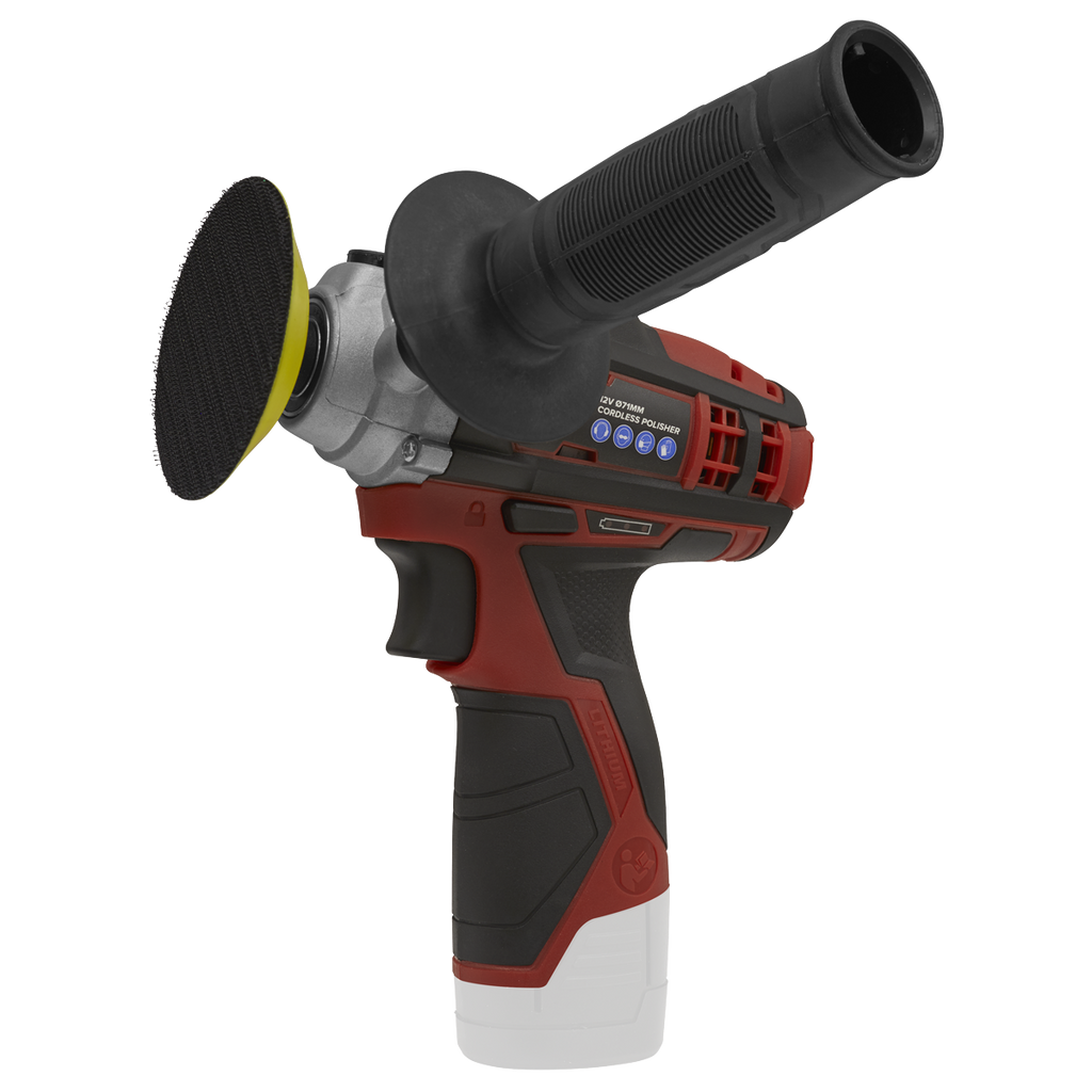 SV12 Series 71mm Cordless Polisher Kit 12V 2Ah - 2 Batteries CP1205KIT