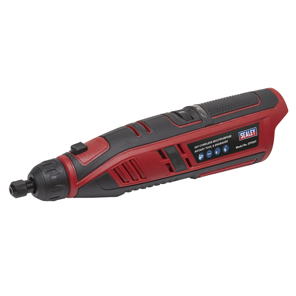 SV12 Series Cordless Multipurpose Rotary Tool & Engraver Kit 12V 49pc - Body Only CP1207