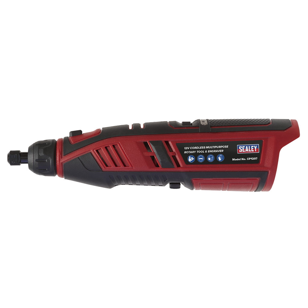 SV12 Series Cordless Multipurpose Rotary Tool & Engraver Kit 12V 49pc - Body Only CP1207