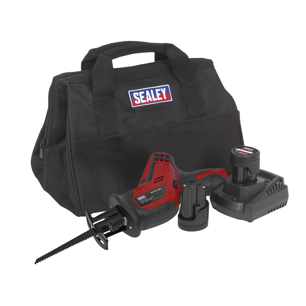 SV12 Series Cordless Reciprocating Saw Kit 12V 2Ah - 2 Batteries CP1208KIT
