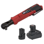 SV12 Series 1/2"Sq Drive Cordless Ratchet Wrench Kit 12V 2Ah - 2 Batteries CP1209KIT