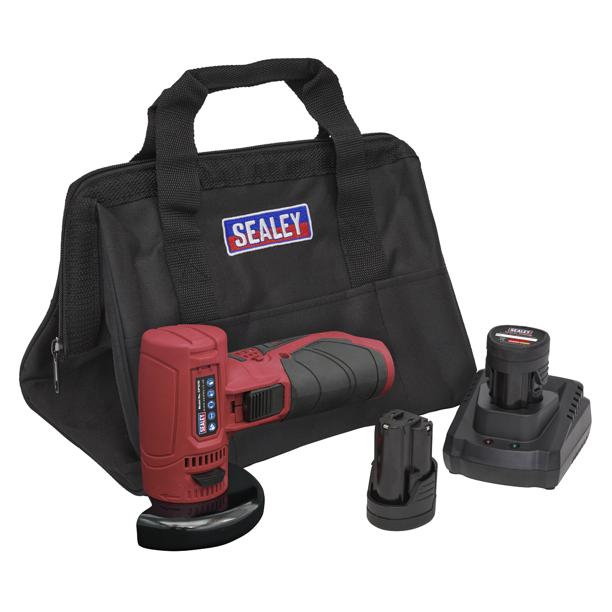 SV12 Series 75mm Cordless Angle Grinder Kit 12V 2Ah - 2 Batteries CP1210KIT