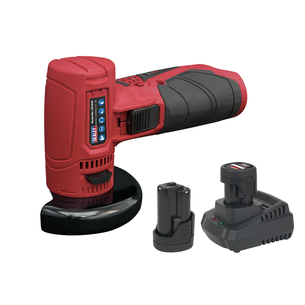 SV12 Series 75mm Cordless Angle Grinder Kit 12V 2Ah - 2 Batteries CP1210KIT