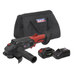 SV20 Series 115mm Cordless Angle Grinder Kit 20V 4Ah CP20VAGBKIT1