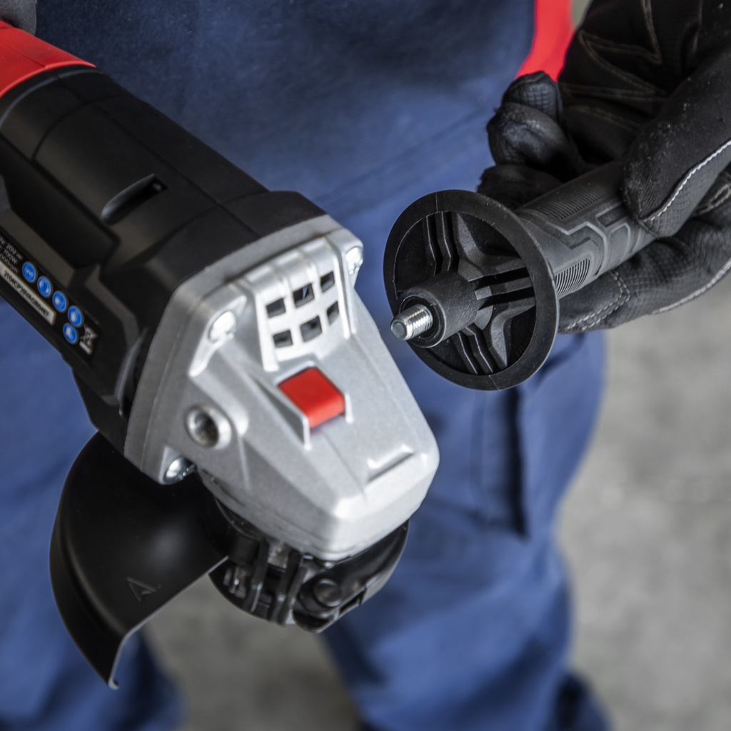 SV20 Series 115mm Cordless Angle Grinder Kit 20V 4Ah - 2 Batteries CP20VAGBKIT