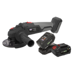 SV20 Series 115mm Brushless Cordless Angle Grinder Kit 20V 4Ah - 2 Batteries CP20VAGXKIT