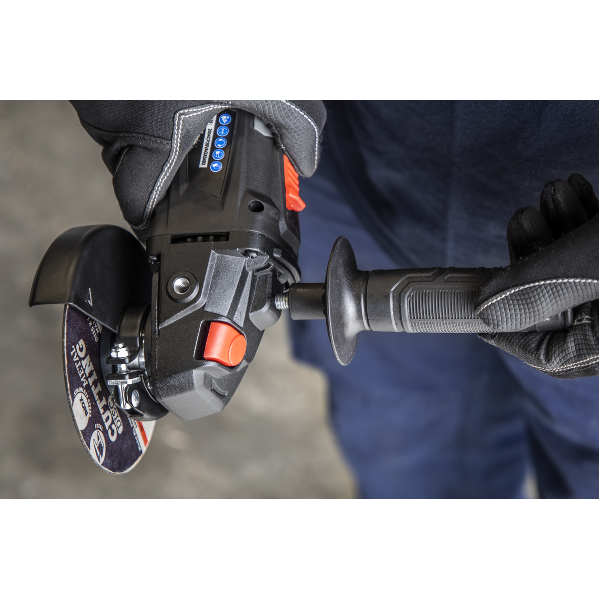 SV20 Series 115mm Brushless Cordless Angle Grinder Kit 20V 4Ah CP20VAGXKIT1
