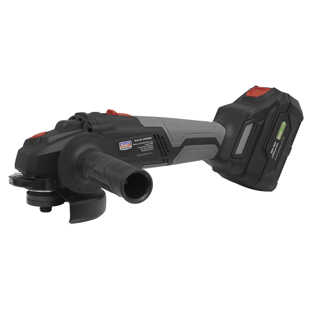 SV20 Series 115mm Brushless Cordless Angle Grinder 20V - Body Only CP20VAGX