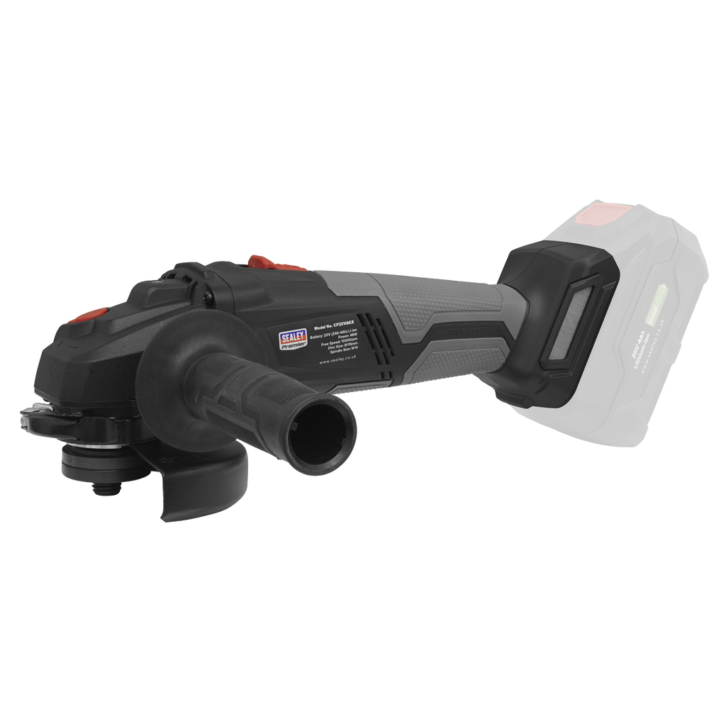 SV20 Series 115mm Brushless Cordless Angle Grinder 20V - Body Only CP20VAGX