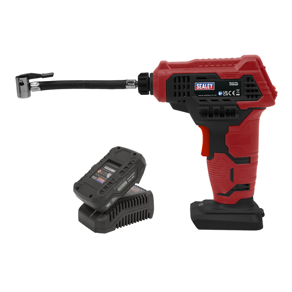 SV20 Series Cordless Tyre Inflator Kit 20V 2Ah CP20VAPKIT1