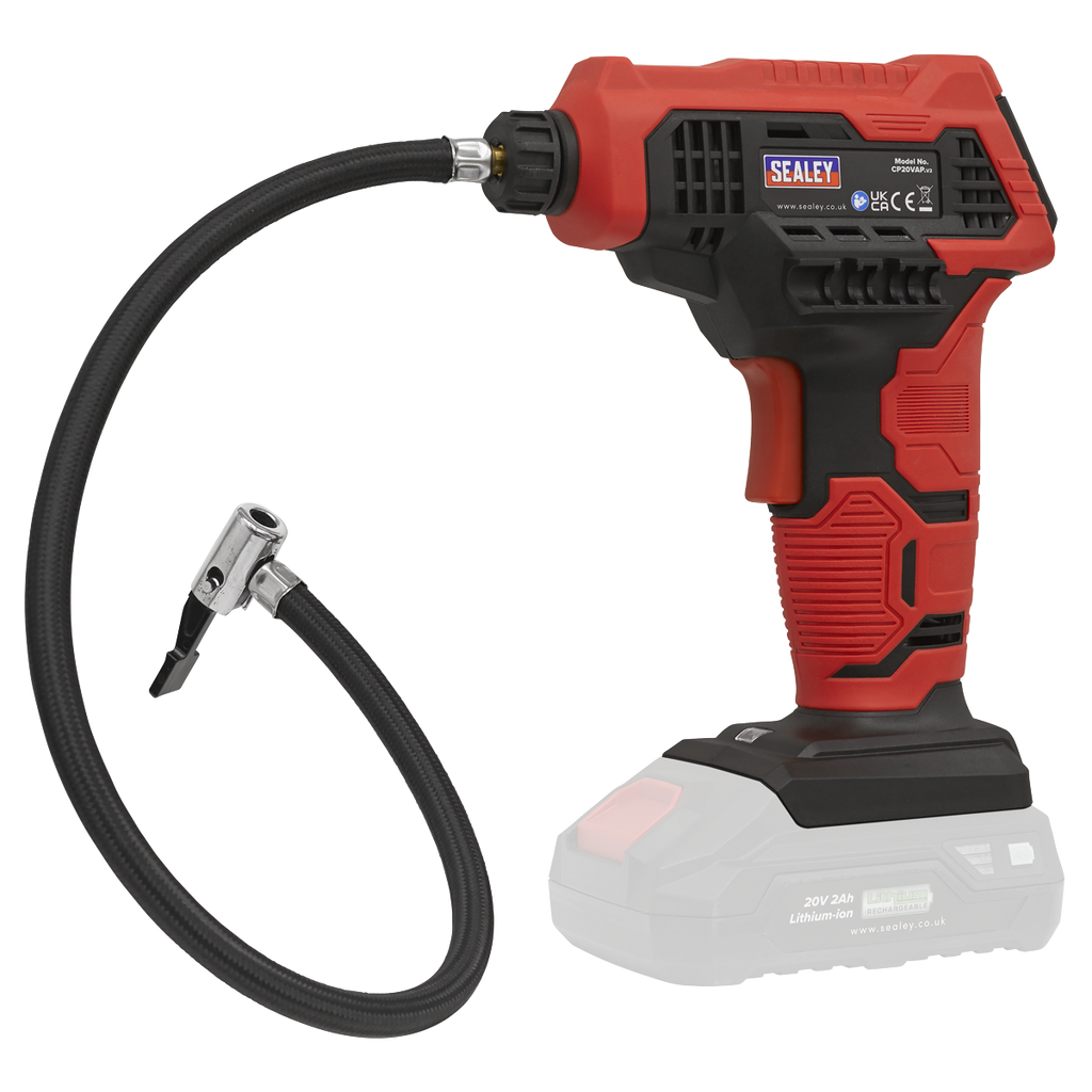 SV20 Series Cordless Tyre Inflator Kit 20V 2Ah CP20VAPKIT1