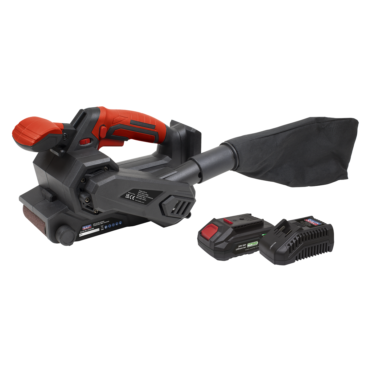 SV20 Series Cordless Belt Sander Kit 20V 2Ah CP20VBSKIT1