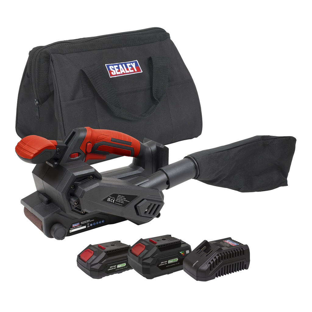 SV20 Series 76mm Cordless Belt Sander Kit 20V - 2 Batteries CP20VBSKIT
