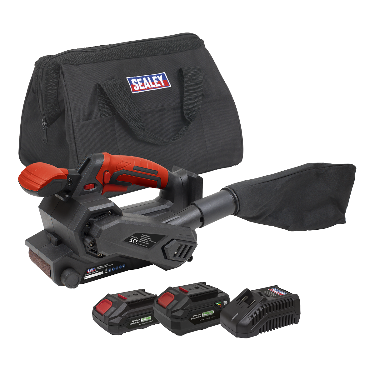 SV20 Series 76mm Cordless Belt Sander Kit 20V - 2 Batteries CP20VBSKIT
