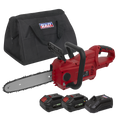 SV20 Series 25cm Cordless Chainsaw Kit 20V 4Ah - 2 Batteries CP20VCHSKIT
