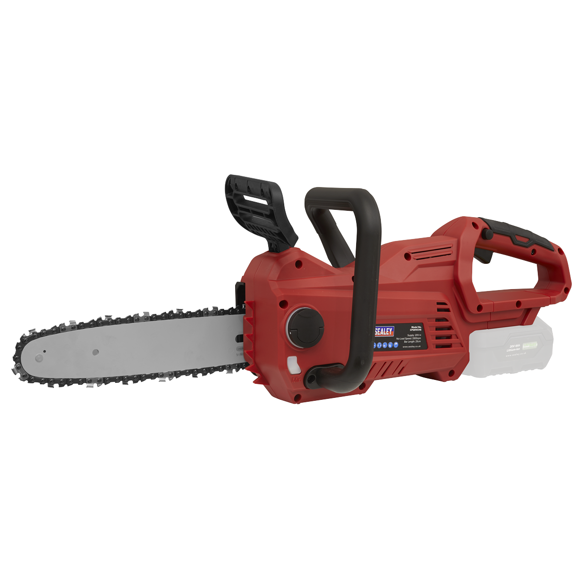 SV20 Series 25cm Cordless Chainsaw Kit 20V 4Ah - 2 Batteries CP20VCHSKIT