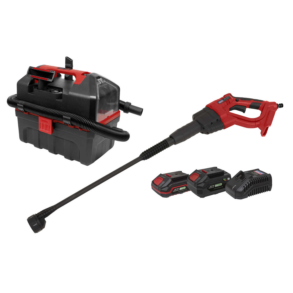2 x SV20 Series Cordless Power Tool Car Cleaning Kit 20V - 2 Batteries CP20VCOMBO11
