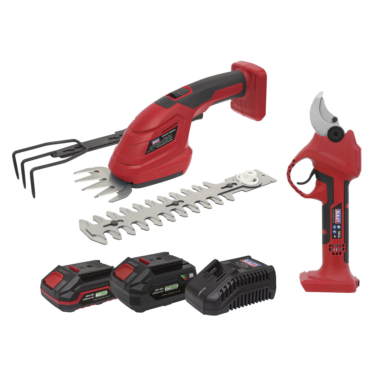 2 x SV20 Series Cordless Power Tool Gardening Kit 20V - 2 Batteries CP20VCOMBO14