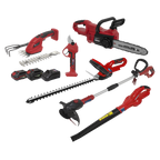 6 x SV20 Series Cordless Garden Power Tool Kit 20V - 2 Batteries CP20VCOMBO15