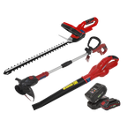 3 x SV20 Series Cordless Garden Power Tool Kit 20V - 2 Batteries CP20VCOMBO6