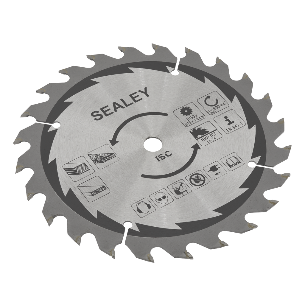 150mm Cut-Off Saw Blade 1.6mm/10mm 24tpu CP20VCS.03